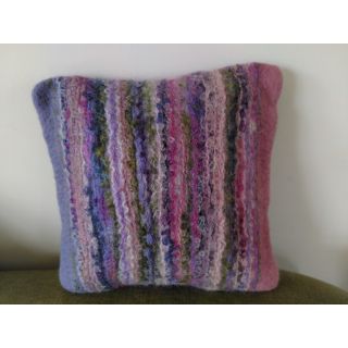 Small Wet Felted Cushion