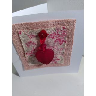 Red heart card
