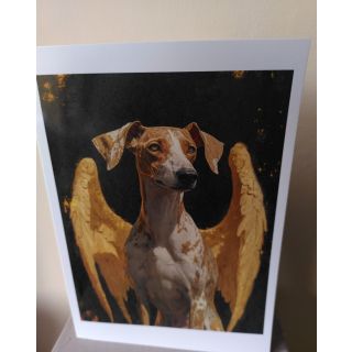 Dog rainbow bridge card